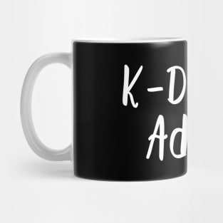 Funny K-Drama Addict Slogan Mug
